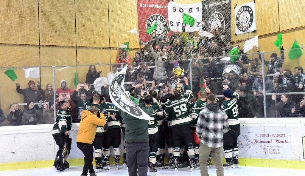 Eishockey, 2023-03-03, UL Ost . Finale Tarco II - Reifnitz Meister im Bild: Reifnitz Meister Foto:Hermann Sobe